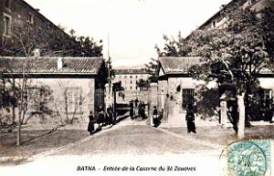 Batna - 3e Zouaves - Caserne - Entree